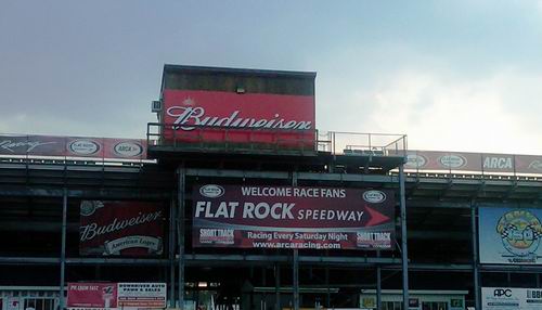 Flat Rock Speedway - Grandstand From Randy (newer photo)